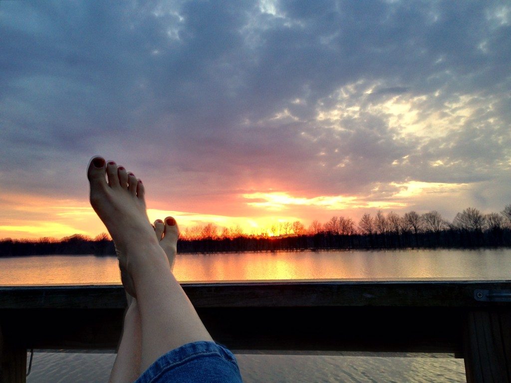 Relaxing on the deck of our house National virtual tour photographer