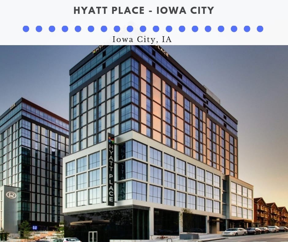 Professional Hotel Photography for Hyatt Place – Iowa City
